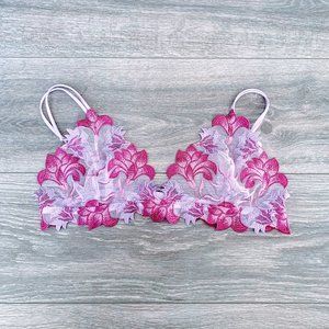 Christina Iaia Floral Bralette